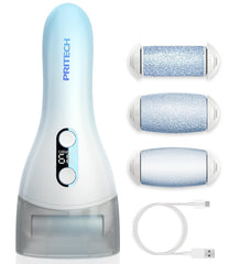 PRITECH Electric Callus Remover packaging view for at-home foot care