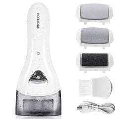 PRITECH electric foot callus remover cordless design for easy at-home pedicures