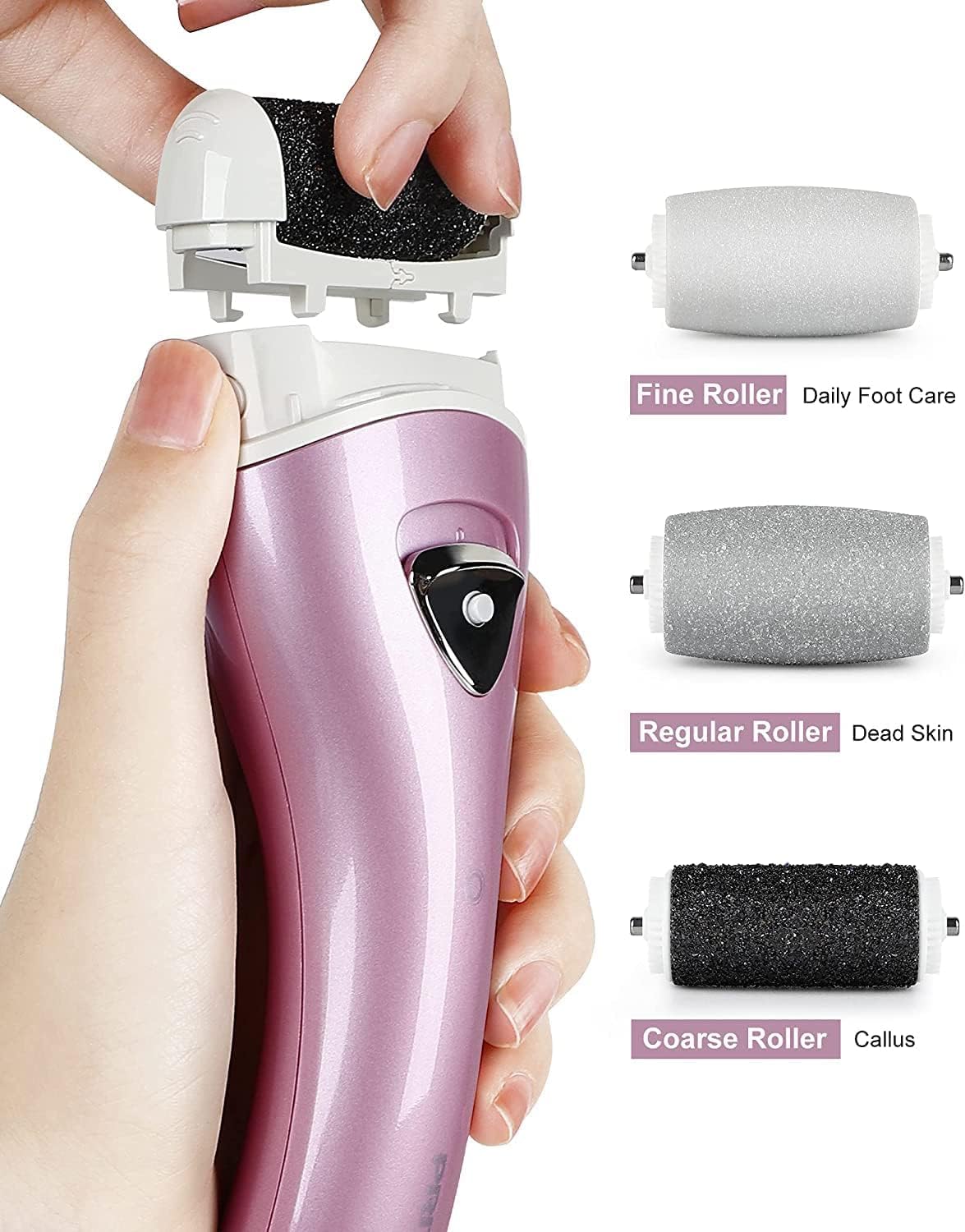 PRITECH electric foot callus remover inside assembly highlights easy setup for beginners