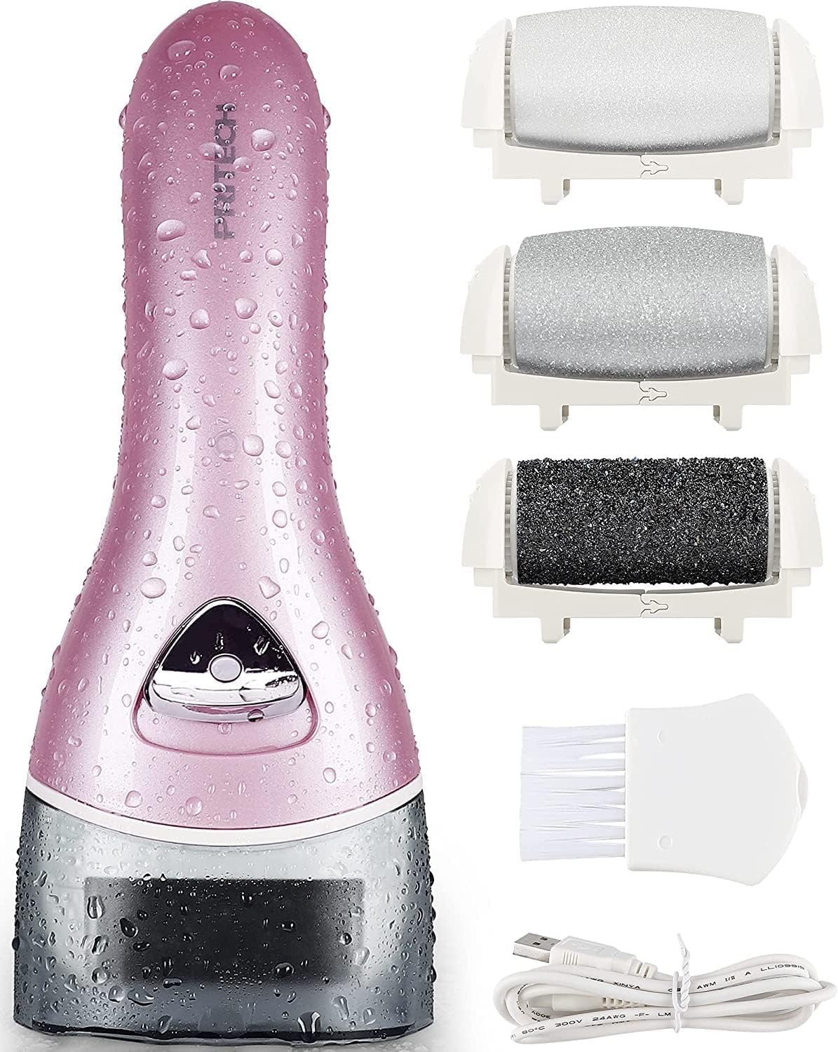 PRITECH electric foot callus remover kit ready for at-home pedicure sessions