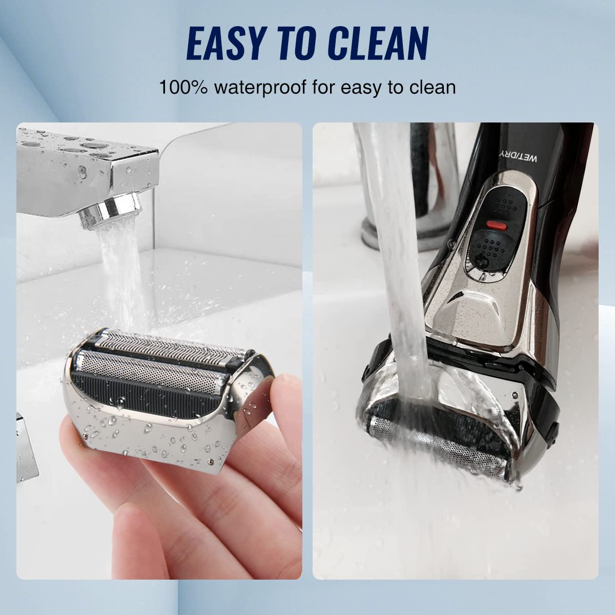 PRITECH Electric Razor travel-companion with compact design for business trips.