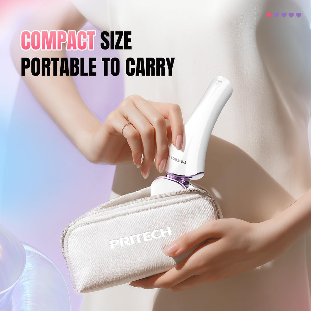 PRITECH Electric Razor for Women packaging-in-bag suggests portable gift-ready presentation