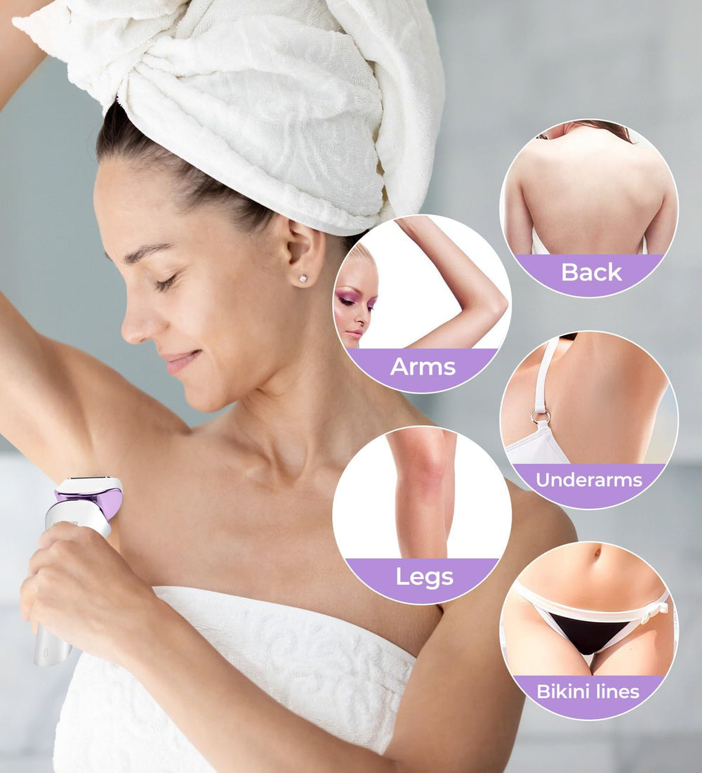 PRITECH Electric Razor for Women slim-design fits easily in a purse or bag