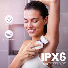 PRITECH Electric Razor for Women usb-charging-dock demonstrates convenient charging options