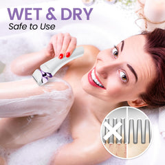PRITECH Electric Razor for Women wet-dry use highlights IPX6 waterproof capability