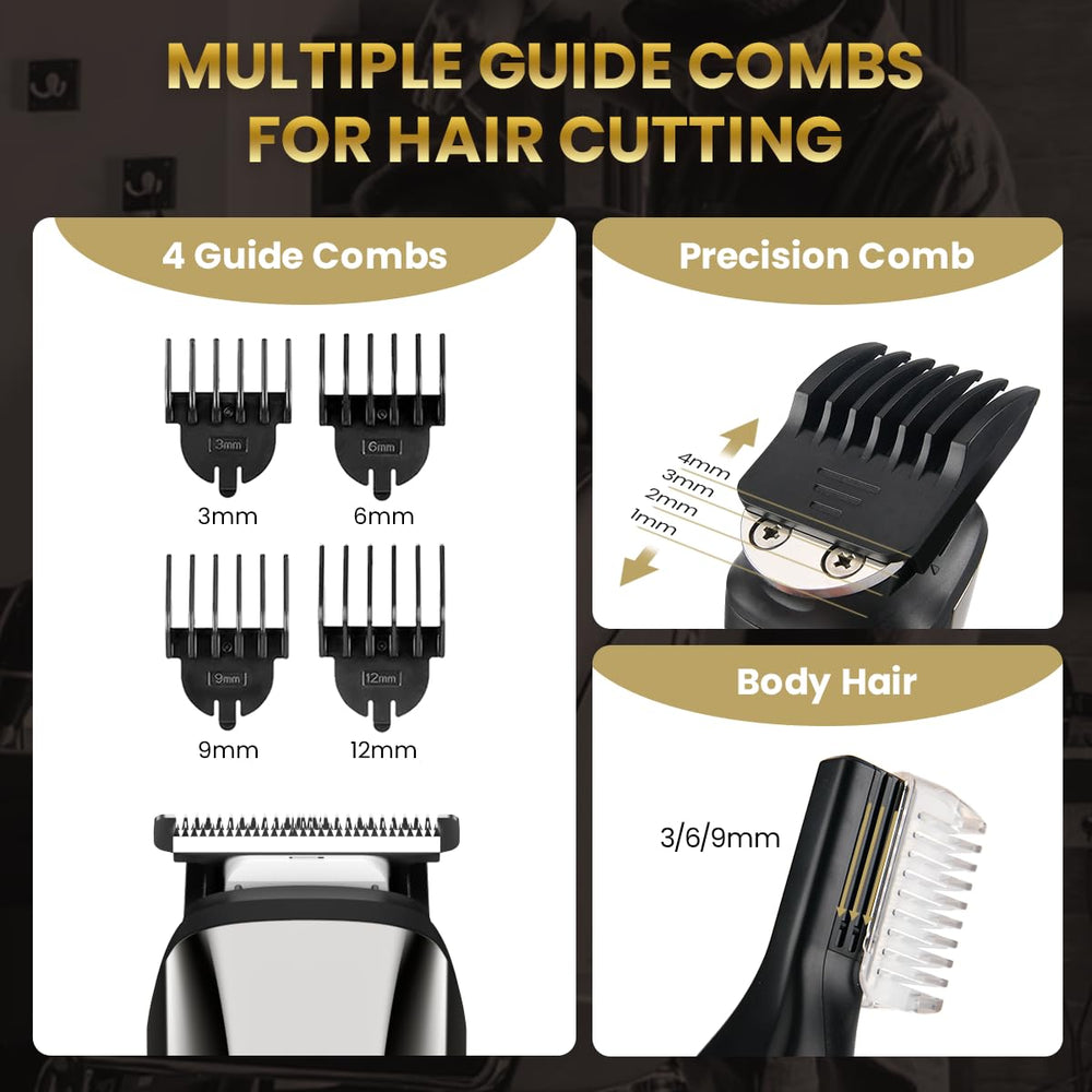 PRITECH USB charging feature enabling travel-ready grooming.