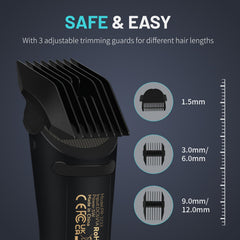 PRITECH standing charging base keeps blades dry and organized.