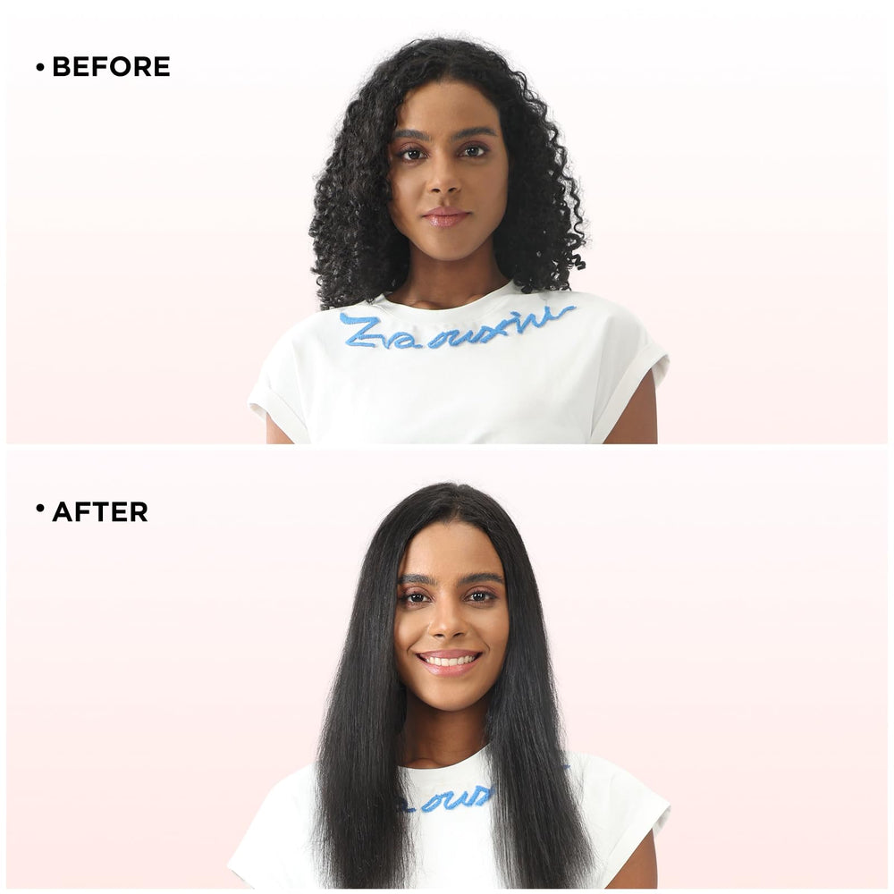 Prizm hair straightener brush anti-scald outer teeth prevent burns