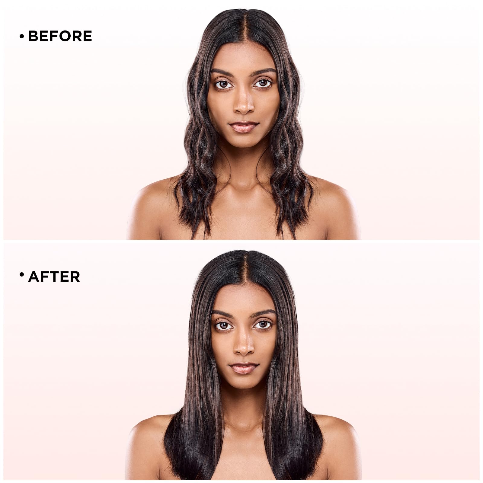 Prizm hair straightener brush dual voltage works worldwide