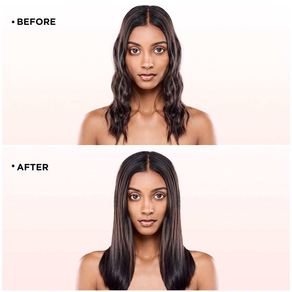 Prizm hair straightener brush dual voltage works worldwide