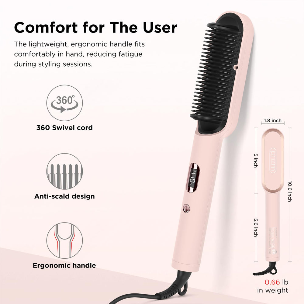 Prizm hair straightener brush gift packaging makes a thoughtful present