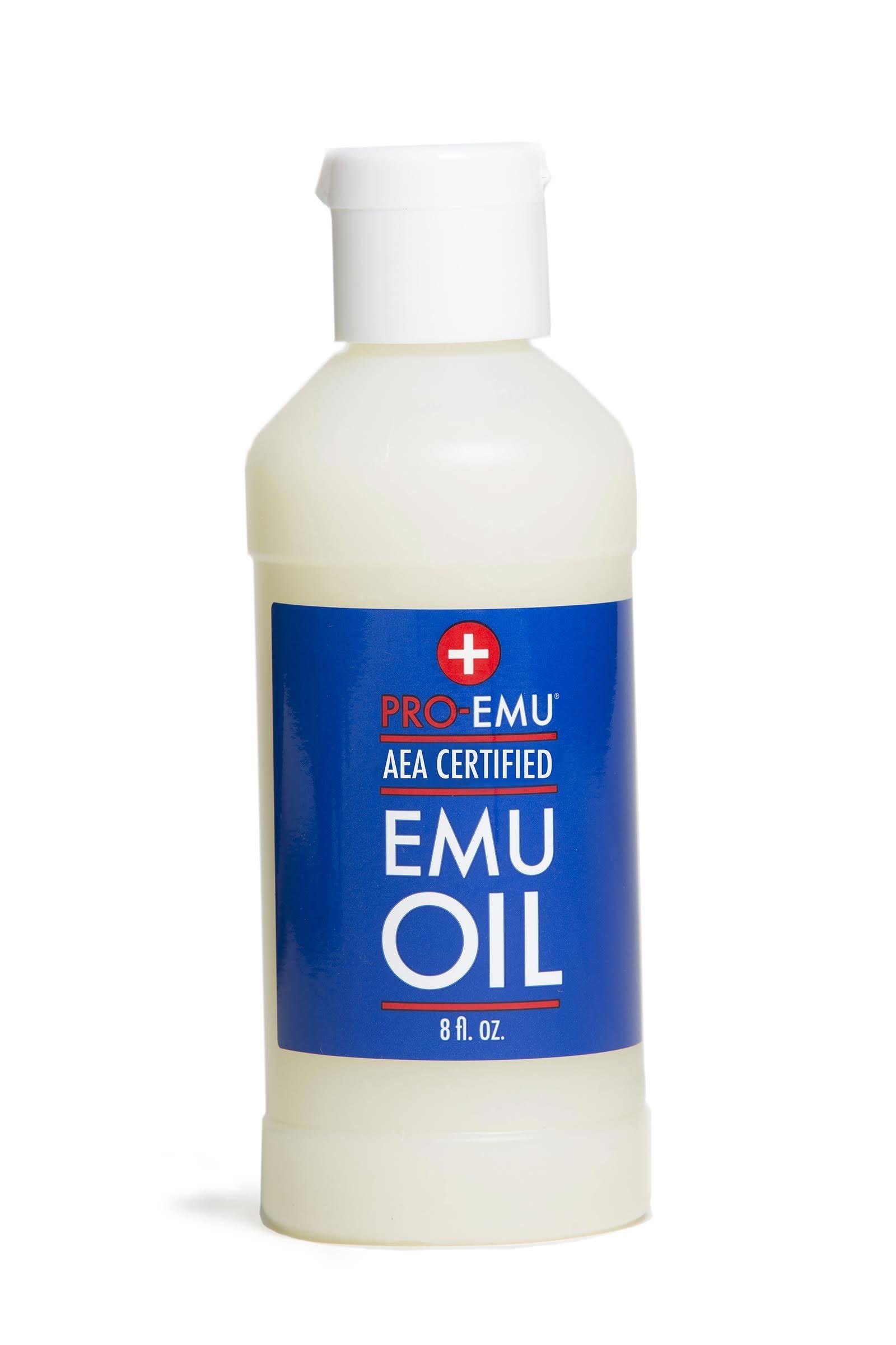 Pro Emu Oil 8 oz bottle for face, skin, hair and nails — versatile daily moisturizer