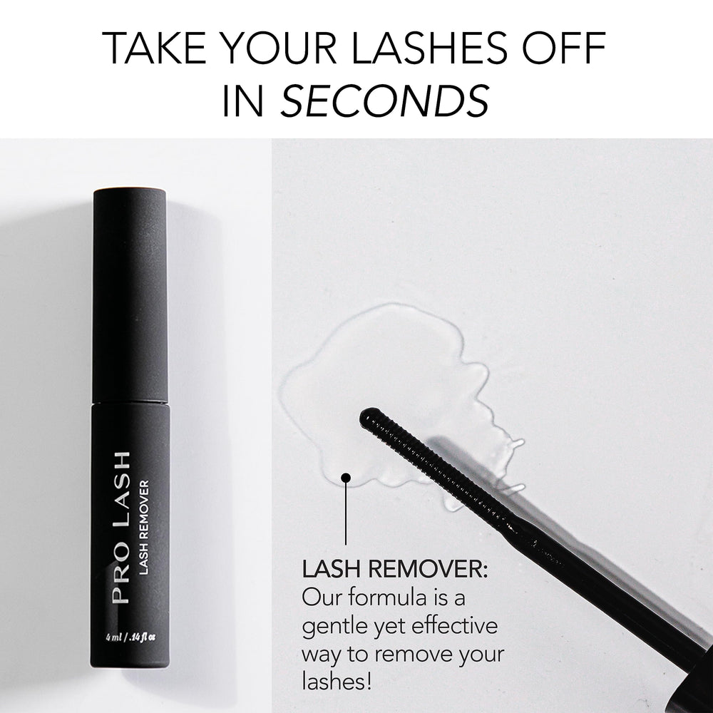 Pro Lash Lash Remover oil texture close-up demonstrating nourishing conditioning.