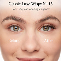 Pro Lash SoftWear No.15 lash clusters image—lightweight comfort during daily activities.