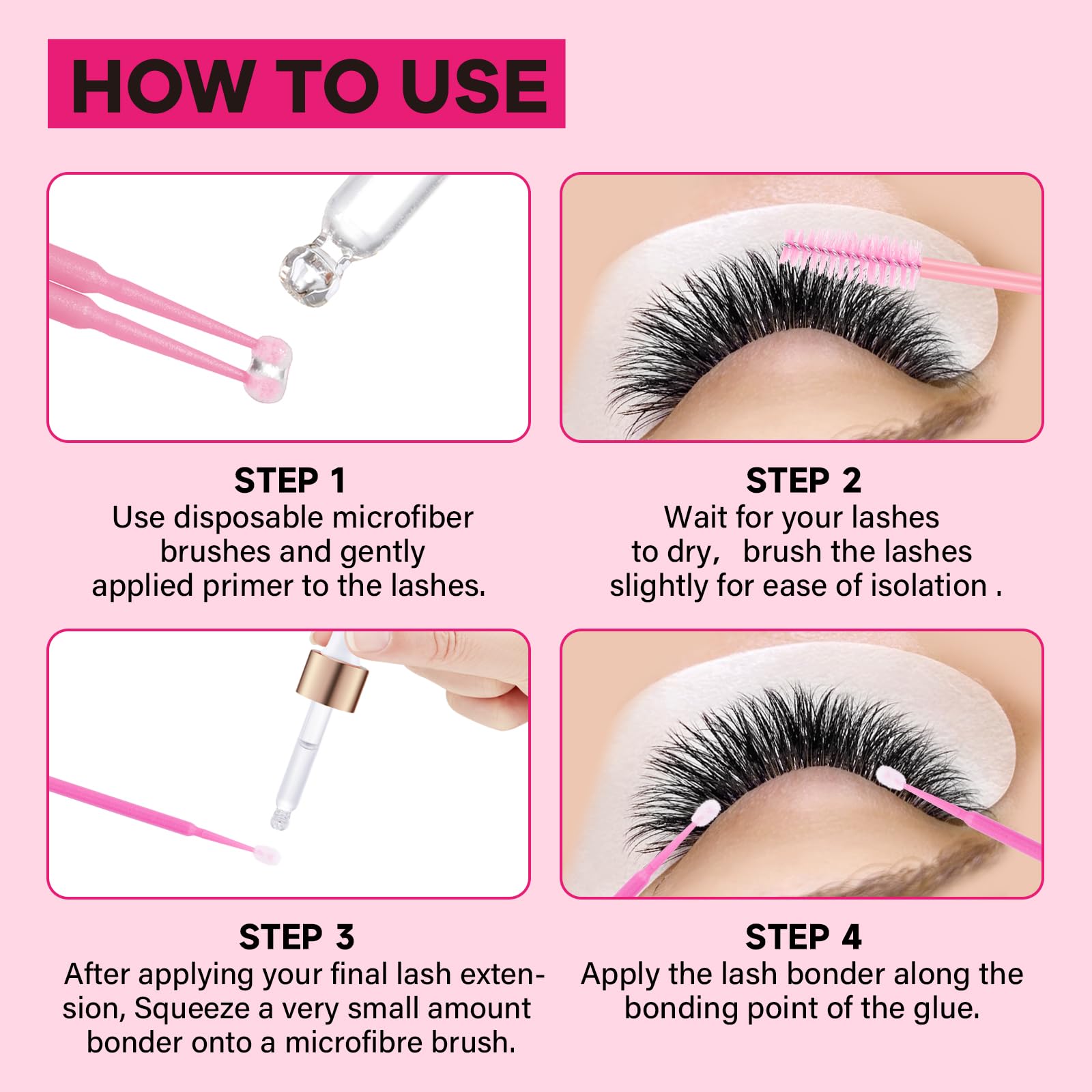 PRO LASHBEAUTY gentle-texture formula closeup communicates skin-friendly prep
