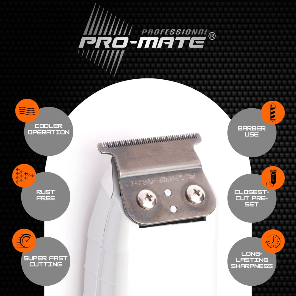 PRO-MATE 04521 zero-gap modified blade edge highlighting enhanced sharpness.