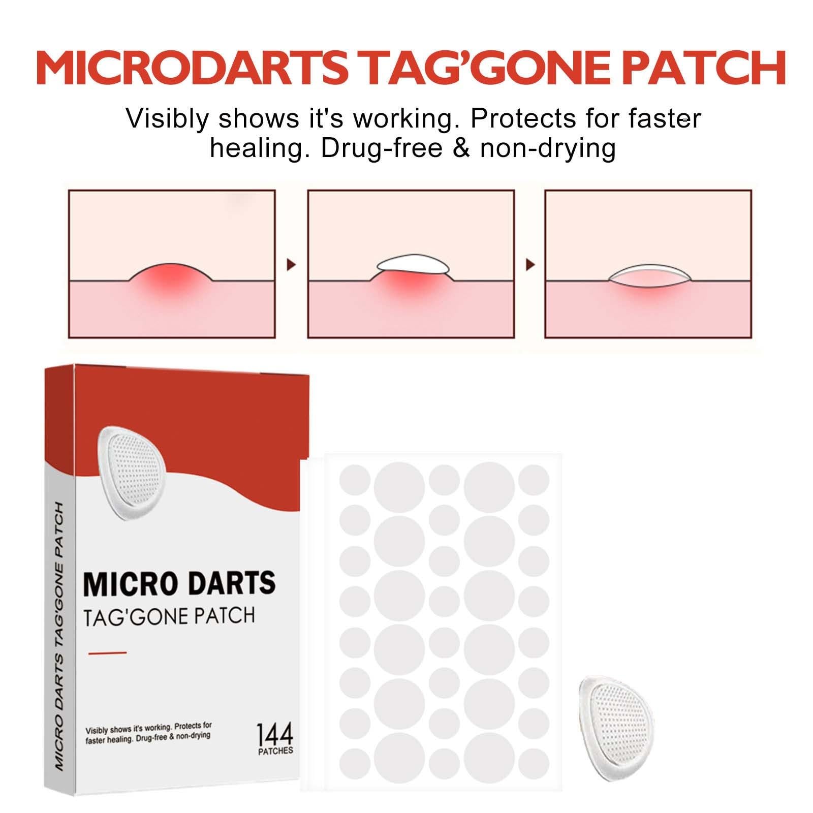 Pro Microdarts Patch box contains 144 patches in assorted sizes.