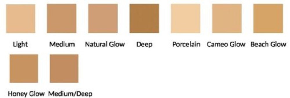 Probeautyco Mineral Sheer Tint swatches reveal sheer coverage for even tone
