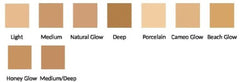Probeautyco Mineral Sheer Tint swatches reveal sheer coverage for even tone