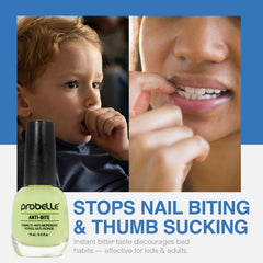 Probelle Anti-Bite matte finish gives a unisex, discreet deterrent look
