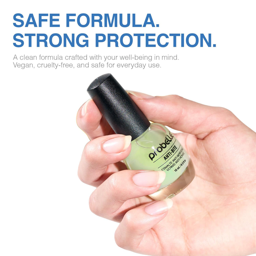 Probelle Anti-Bite nails-before-after shows potential habit-reduction in real life