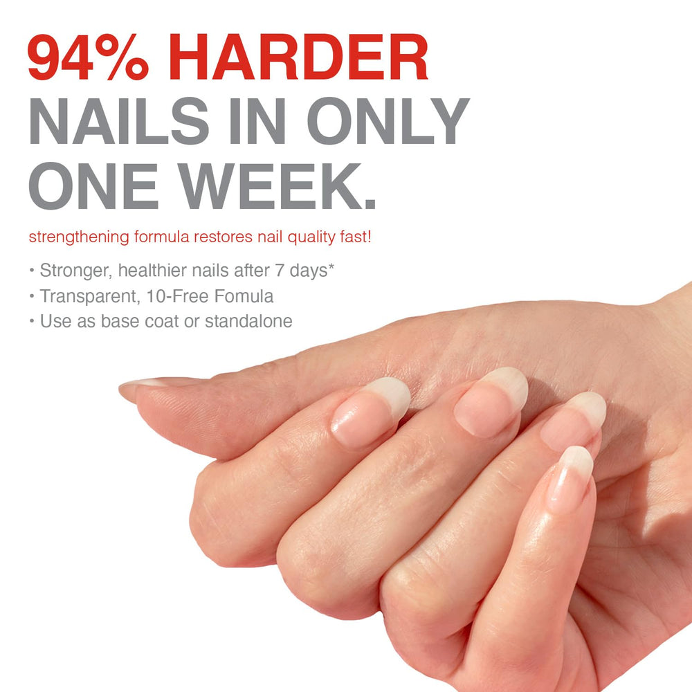 Cracked nails appear reinforced after Probelle Strengthener application