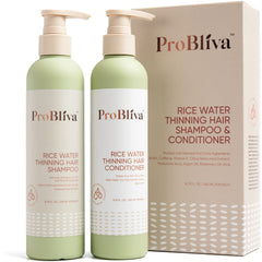 ProBliva Rice Water Shampoo bottle for stronger, fuller hair and healthier scalp.