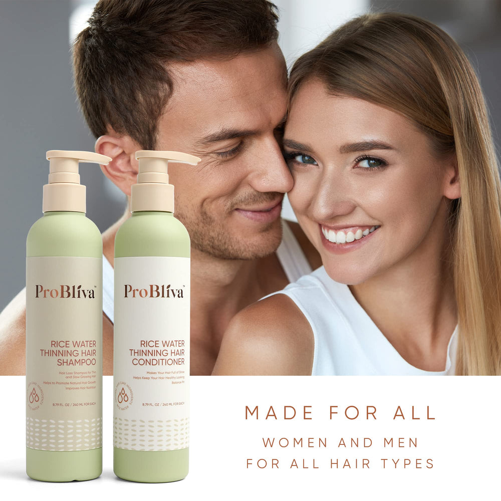 ProBliva scalp massage scene emphasizes application and stimulating routine.