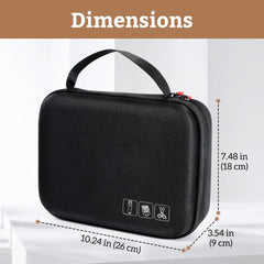 ProCase hard travel case with adjustable dividers for customizable tool separation