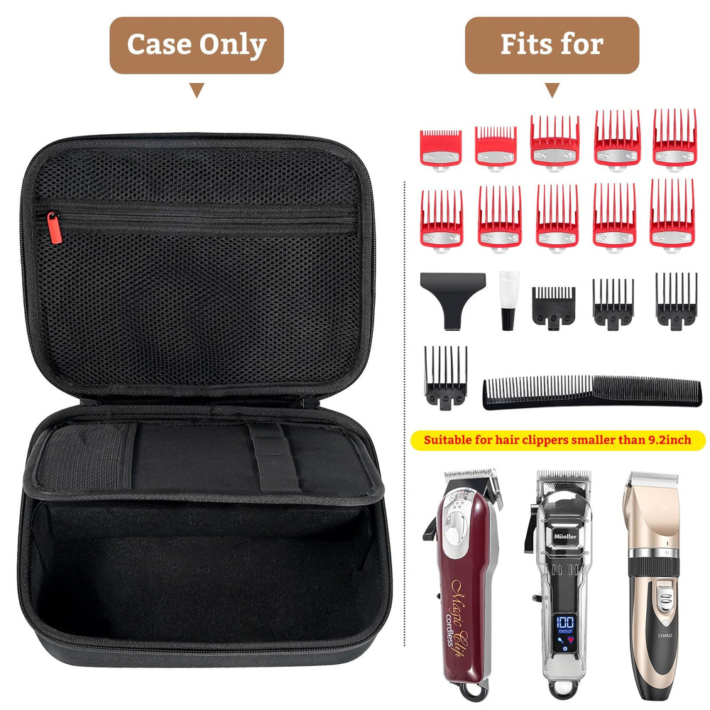 ProCase hard travel case soft lining protects grooming tools during travel
