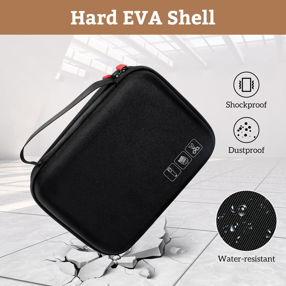 ProCase hard travel case carry handle enables easy travel