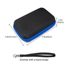 ProCase travel case side-open view showing easy access to trimmer and accessories