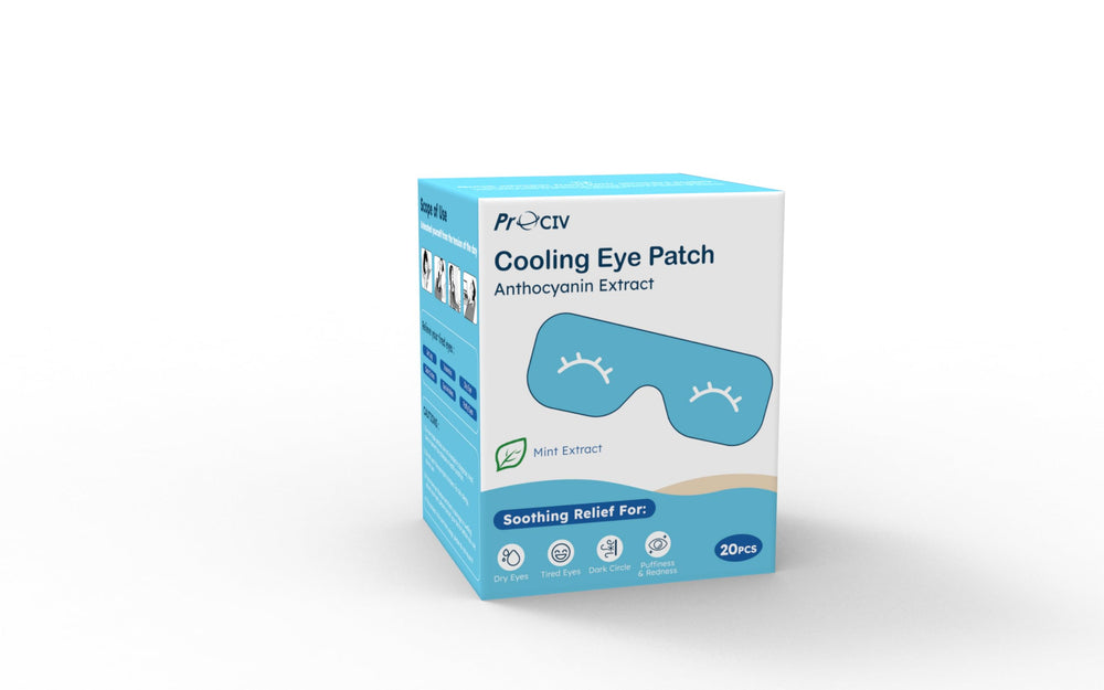 ProCIV travel essentials pack promotes on the go eye refreshment.