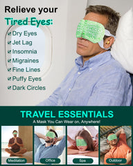 ProCIV heated eye mask at 104–113°F delivers cozy moisture for eye comfort.
