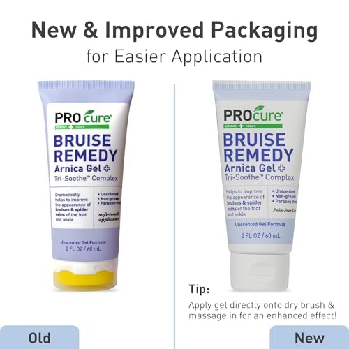 MSM-infused PROcure Bruise Remedy Gel on skin after minor injuries