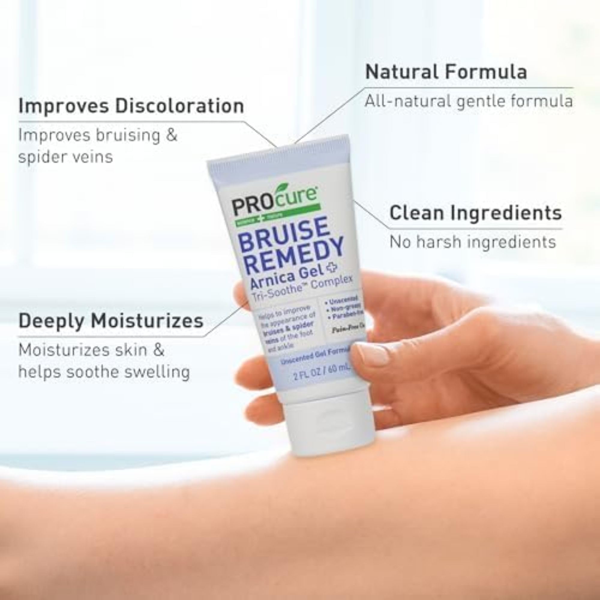 PROcure ingredient label noting absence of harsh additives.