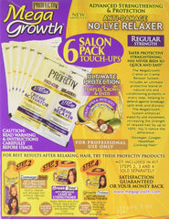 Profectiv Mega Growth Anti-Damage Relaxer bottle close-up emphasizes regular-strength care
