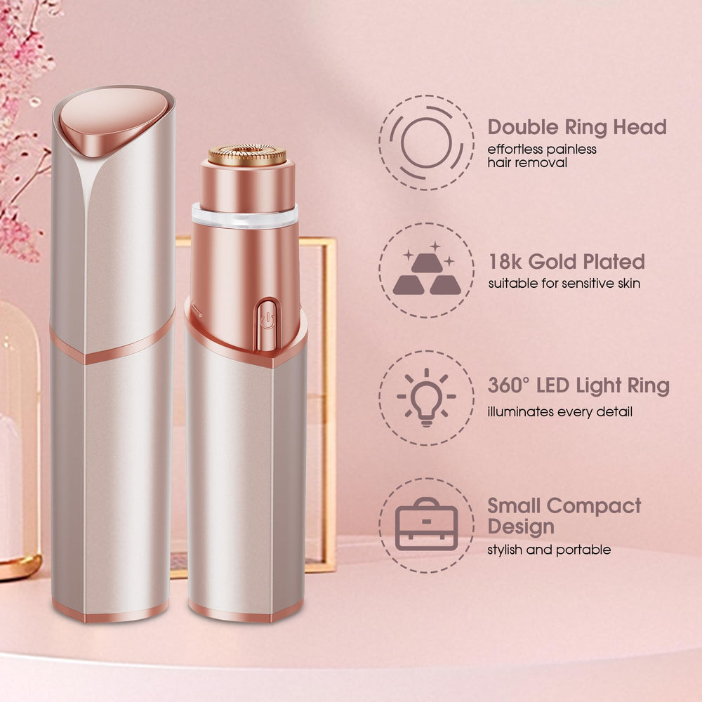 Profeir 18K gold-plated blades suit sensitive skin and reduce irritation.
