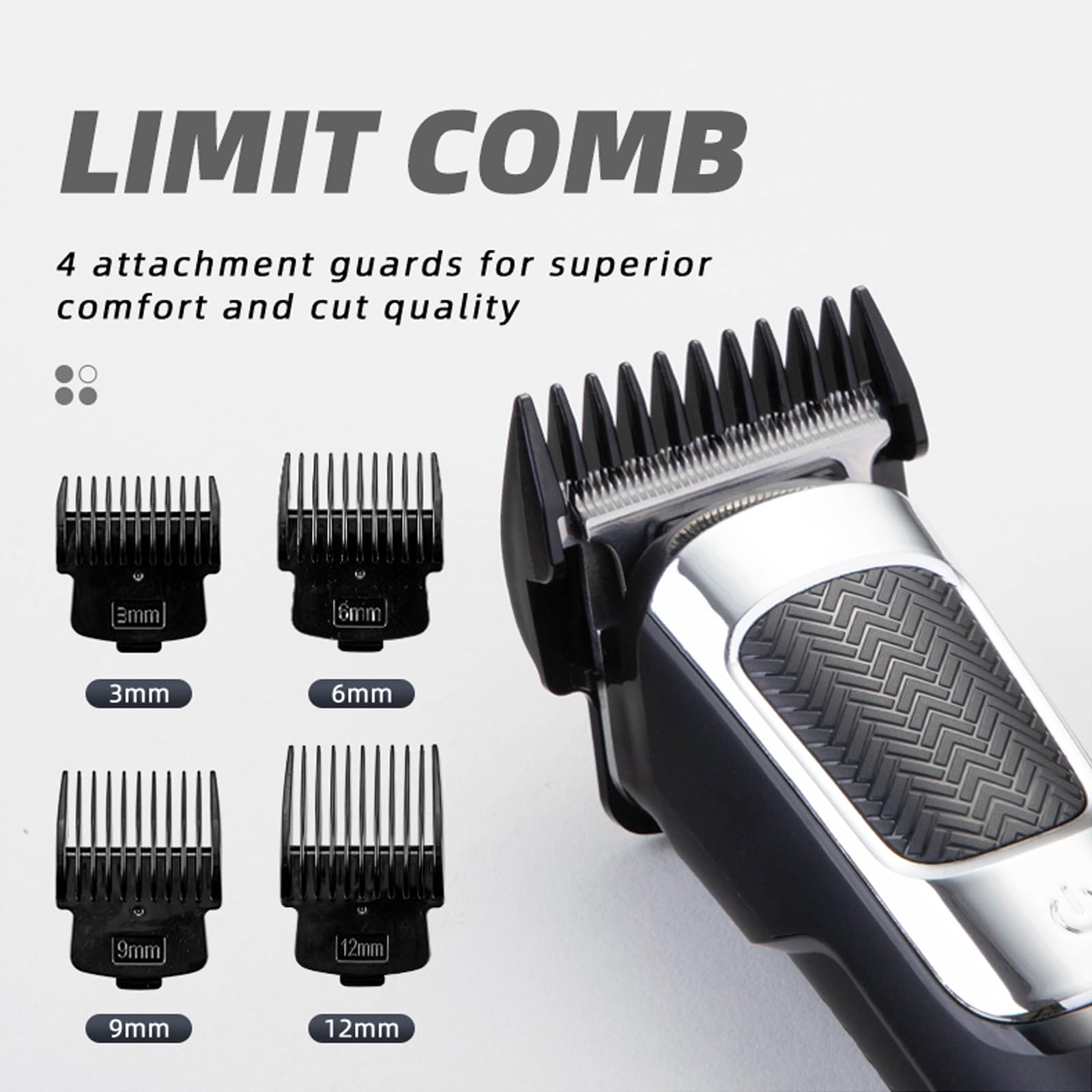 Professional hair trimmer for men charging-dock keeps the unit ready