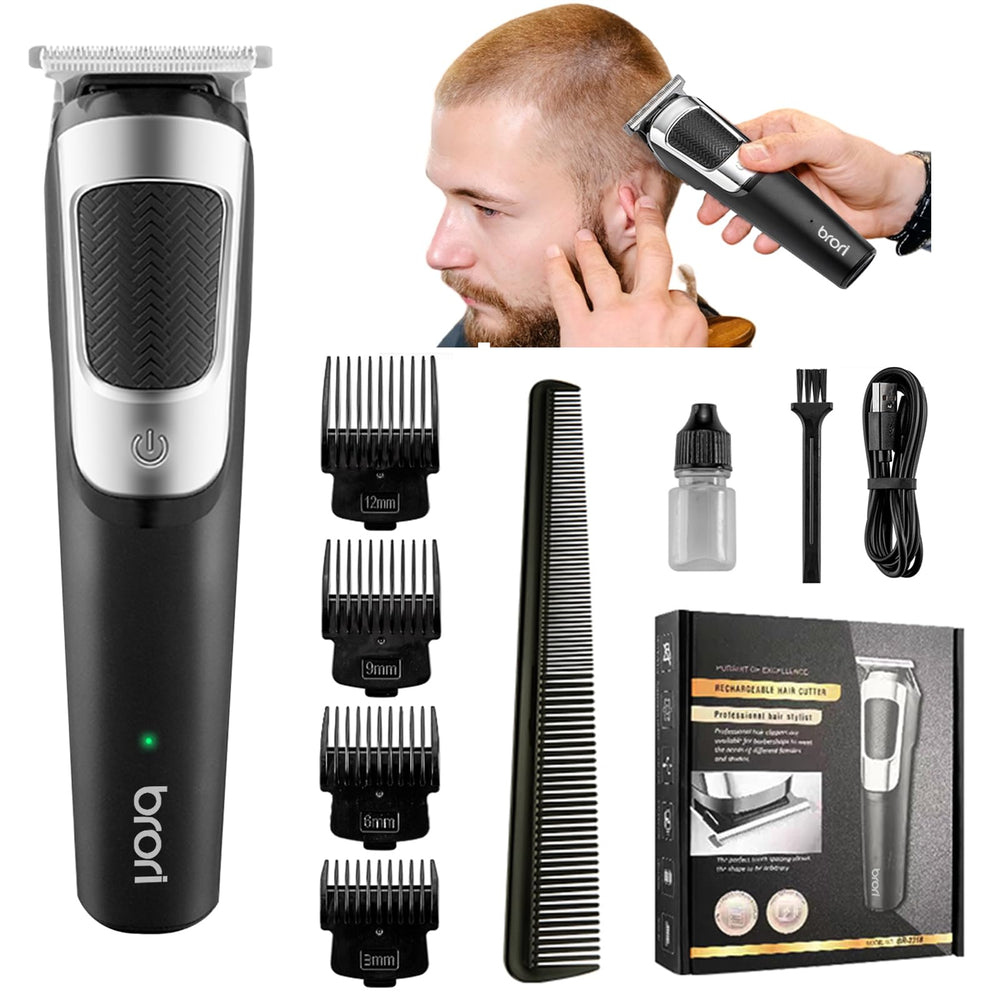 Professional hair trimmer for men cordless-use enables convenient grooming anywhere