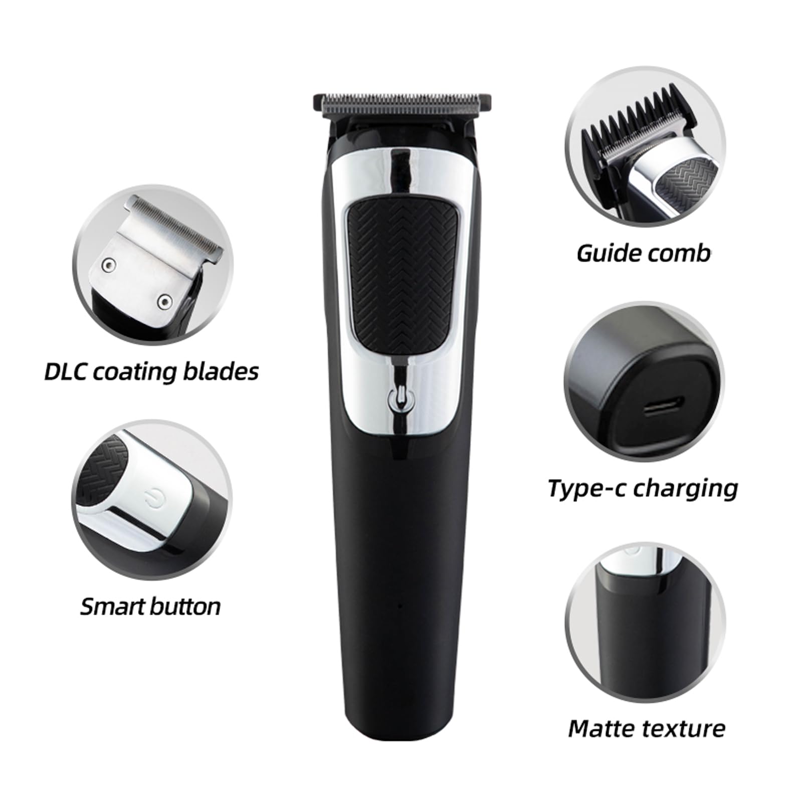 Professional hair trimmer for men home-use design fits daily grooming routines