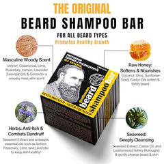 Professor Fuzzworthy's Beard Shampoo ingredients spotlight natural Tasmanian oils for beard health.