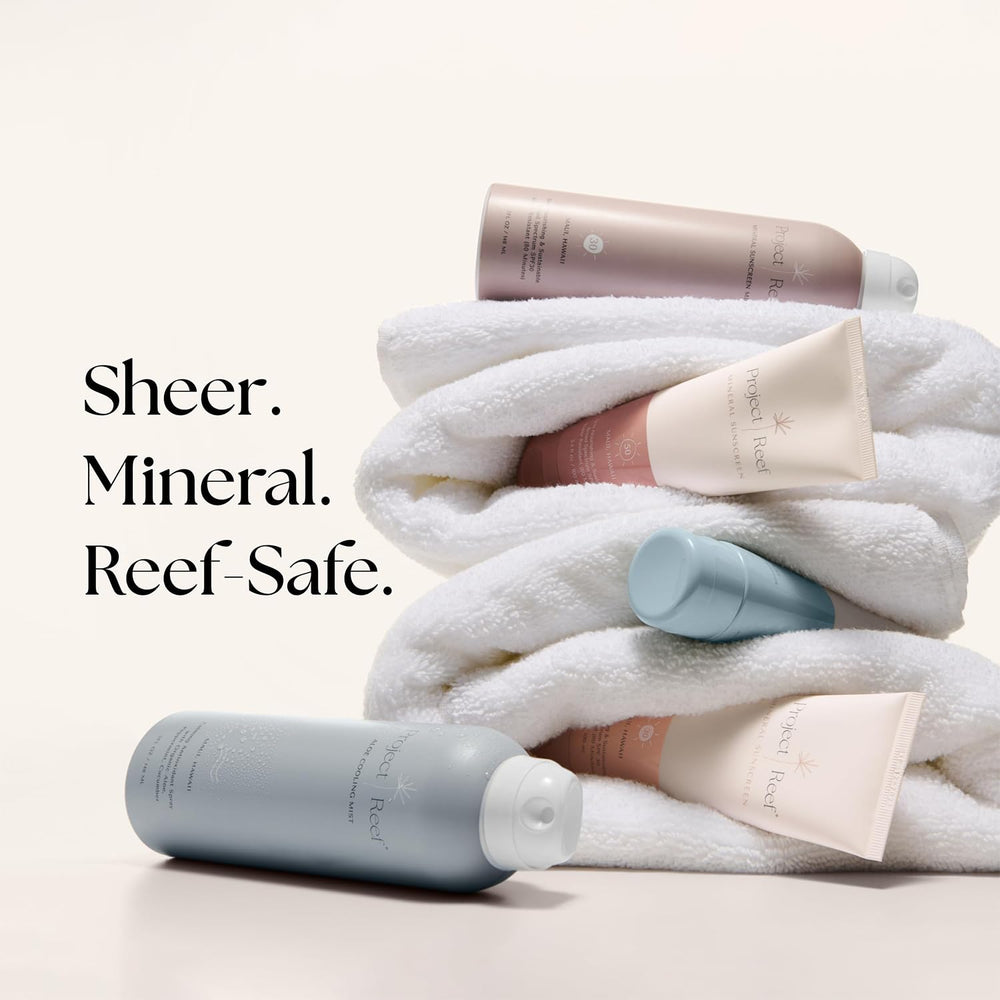 Project Reef SPF30 aluminum packaging with Bag-on-Valve technology