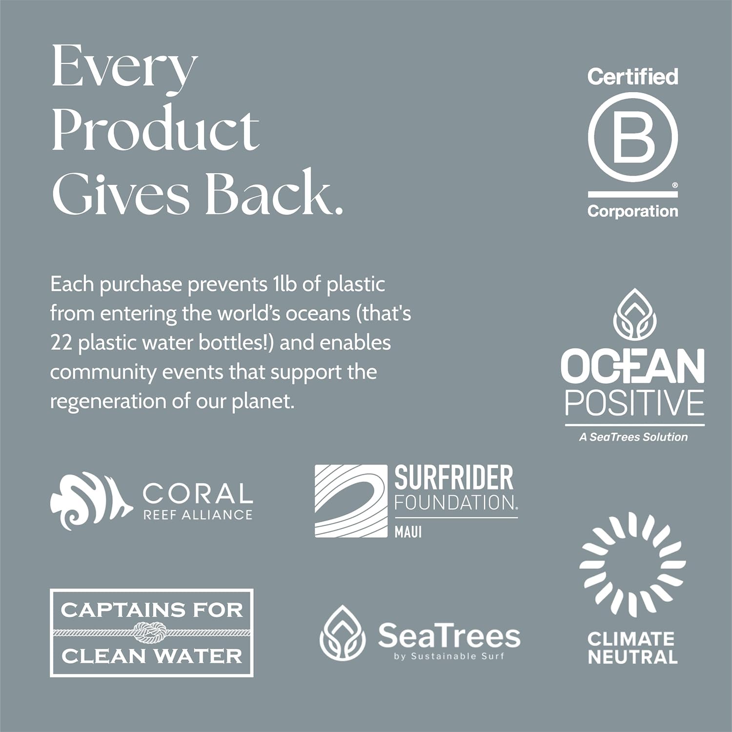 Project Reef SPF30 Hawaii Reef Act 104 compliance image