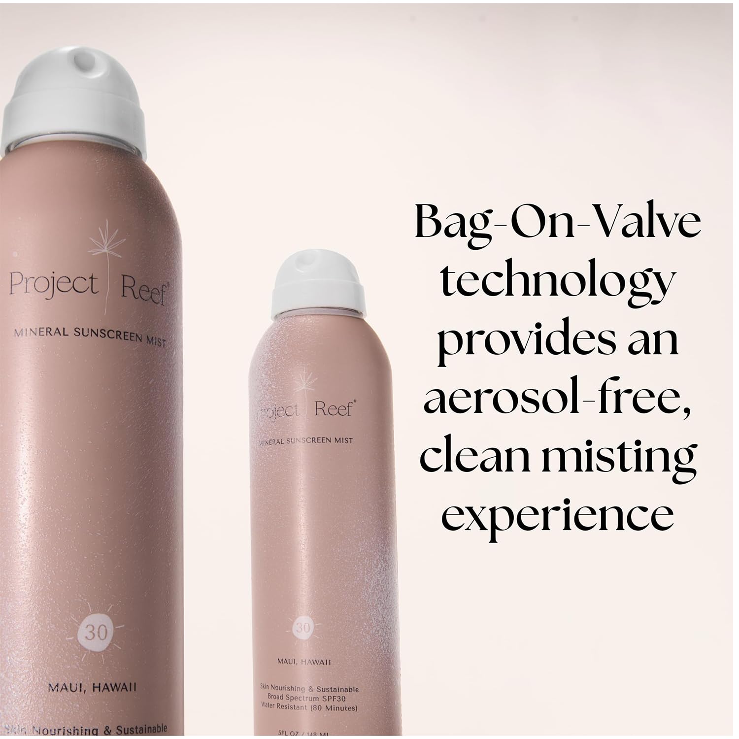 Project Reef SPF30 vegan reef-safe formula with non-nano zinc oxide for sensitive skin
