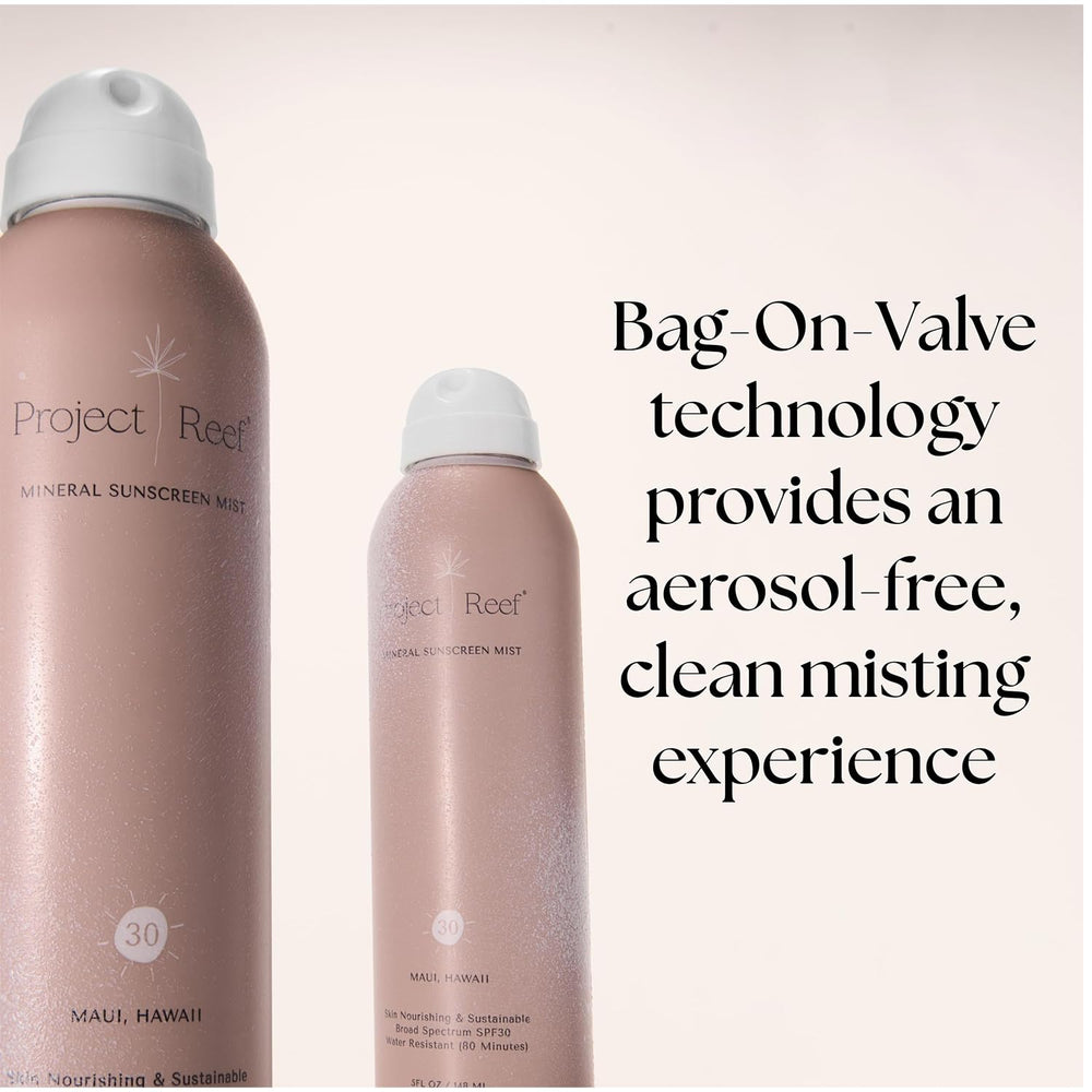 Project Reef SPF30 vegan reef-safe formula with non-nano zinc oxide for sensitive skin