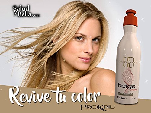 Prokpil Beige Color Hair Treatment application steps image shows easy color maintenance ritual.