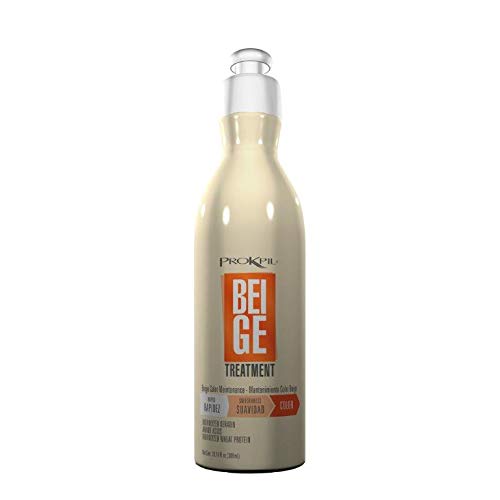 Prokpil Beige Color Hair Treatment bottle delivers color-safe hydration.