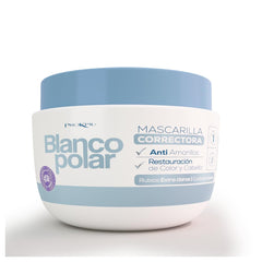 Prokpil Corrective Mask Polar White for extra-light gray-blonde hair delivers anti-yellow tone and radiant shine.