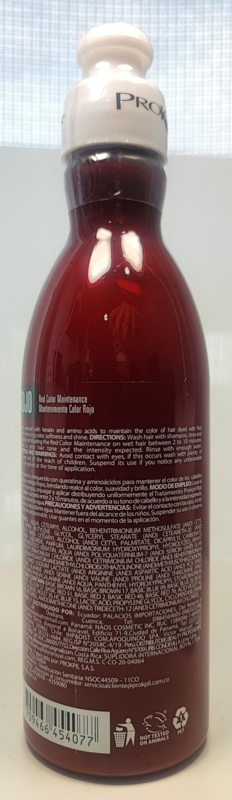 Prokpil Red Maintenance shine image emphasizes restored softness and radiance.